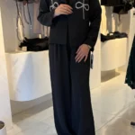 کت شلوار مروارید دوزی شده